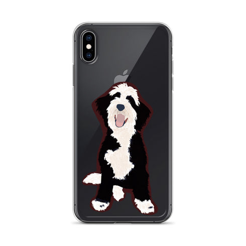 Bernedoodle iPhone Case
